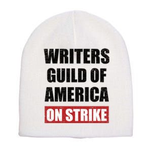 Writers Guild Of America On Strike Short Acrylic Beanie