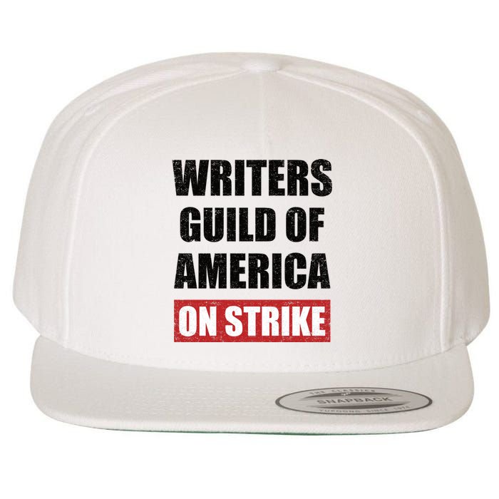 Writers Guild Of America On Strike Wool Snapback Cap