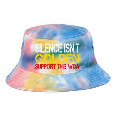 Writers Guild Of America On Strike Writers WGA Tie Dye Newport Bucket Hat