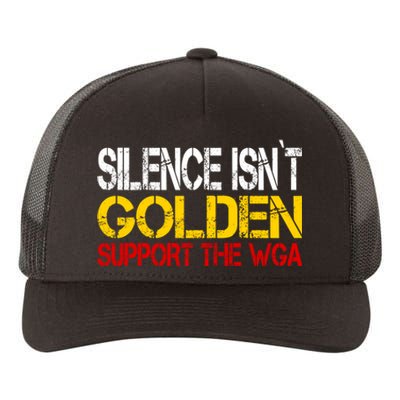 Writers Guild Of America On Strike Writers WGA Yupoong Adult 5-Panel Trucker Hat