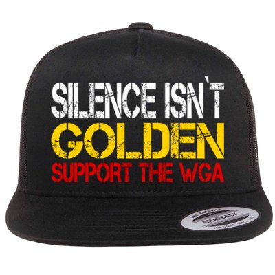 Writers Guild Of America On Strike Writers WGA Flat Bill Trucker Hat