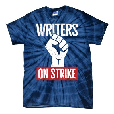 Writers Guild Of America On Strike Anti AI Chatbots WGA Tie-Dye T-Shirt