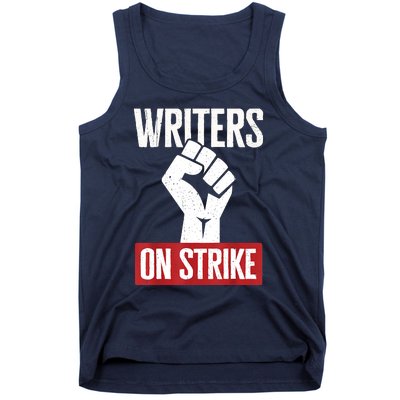 Writers Guild Of America On Strike Anti AI Chatbots WGA Tank Top