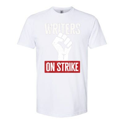 Writers Guild Of America On Strike Anti AI Chatbots WGA Softstyle CVC T-Shirt