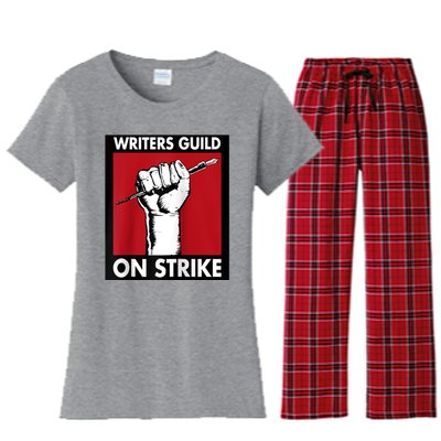 Writers Guild Of America On Strike Women's Flannel Pajama Set