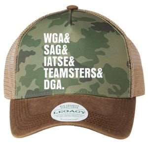 Writers Guild Of America On Strike Legacy Tie Dye Trucker Hat