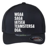 Writers Guild Of America On Strike Flexfit Unipanel Trucker Cap