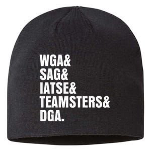 Writers Guild Of America On Strike Sustainable Beanie