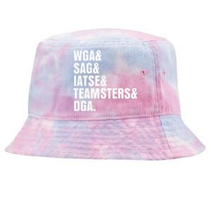 Writers Guild Of America On Strike Tie-Dyed Bucket Hat