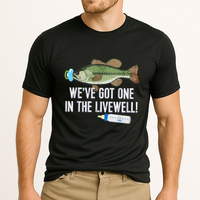 WeVe Got One In The Livewell! Parents Pregnancy Cooling Performance Crew T-Shirt