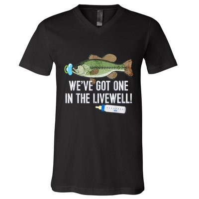 WeVe Got One In The Livewell! Parents Pregnancy V-Neck T-Shirt