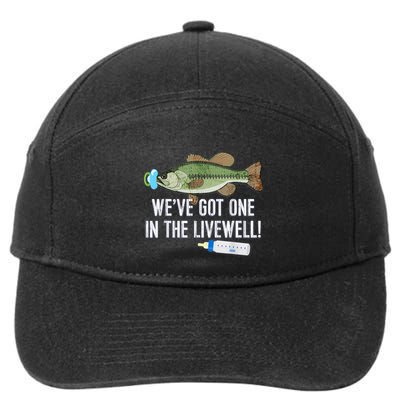 WeVe Got One In The Livewell! Parents Pregnancy 7-Panel Snapback Hat