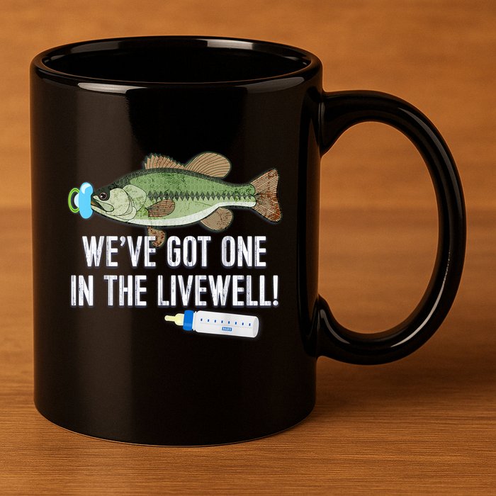 WeVe Got One In The Livewell! Parents Pregnancy 11oz C Handle Ceramic Mug