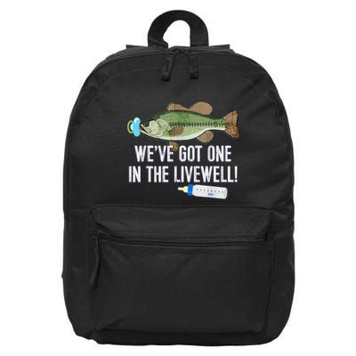 WeVe Got One In The Livewell! Parents Pregnancy 16 in Basic Backpack