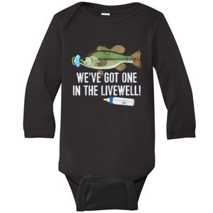 WeVe Got One In The Livewell! Parents Pregnancy Baby Long Sleeve Bodysuit