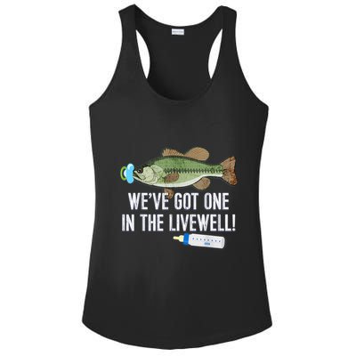 WeVe Got One In The Livewell! Parents Pregnancy Ladies PosiCharge Competitor Racerback Tank