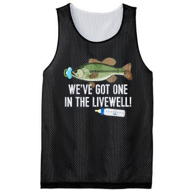 WeVe Got One In The Livewell! Parents Pregnancy Mesh Reversible Basketball Jersey Tank