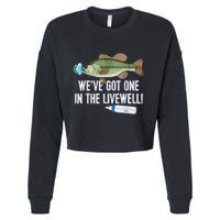 WeVe Got One In The Livewell! Parents Pregnancy Cropped Pullover Crew