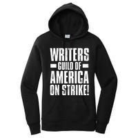 Writers Guild Of America On Strike Women's Pullover Hoodie