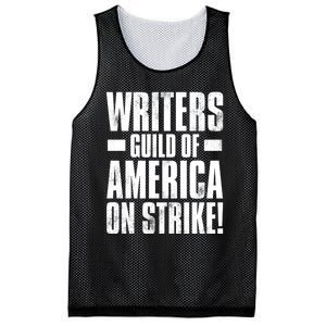 Writers Guild Of America On Strike Mesh Reversible Basketball Jersey Tank