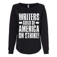 Writers Guild Of America On Strike Womens California Wash Sweatshirt