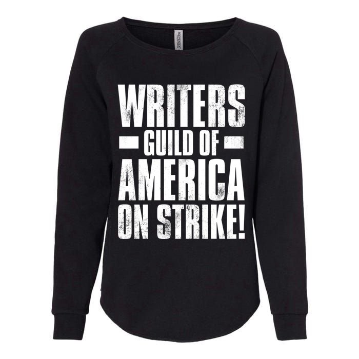 Writers Guild Of America On Strike Womens California Wash Sweatshirt