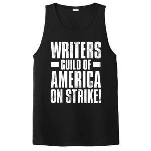 Writers Guild Of America On Strike PosiCharge Competitor Tank