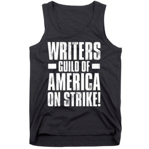 Writers Guild Of America On Strike Tank Top