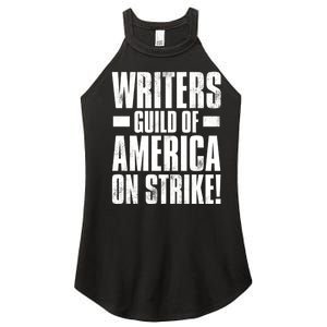 Writers Guild Of America On Strike Women's Perfect Tri Rocker Tank