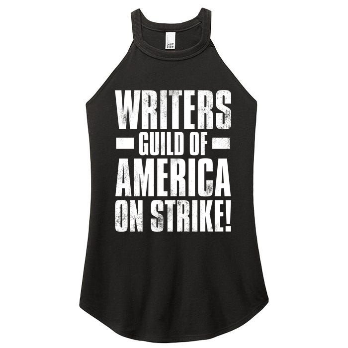 Writers Guild Of America On Strike Women's Perfect Tri Rocker Tank