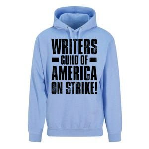 Writers Guild Of America On Strike Unisex Surf Hoodie