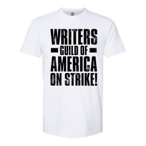 Writers Guild Of America On Strike Softstyle CVC T-Shirt