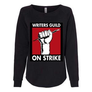 Writers Guild Of America On Strike Womens California Wash Sweatshirt