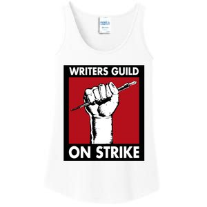 Writers Guild Of America On Strike Ladies Essential Tank