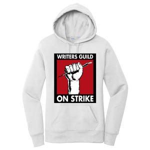 Writers Guild Of America On Strike Women's Pullover Hoodie