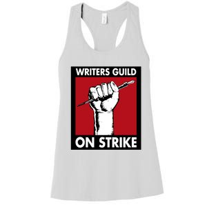 Writers Guild Of America On Strike Women's Racerback Tank