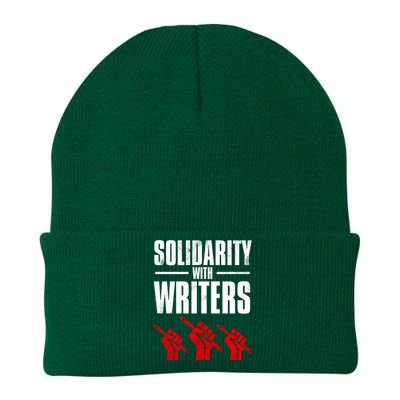 Writers Guild Of America On Strike Knit Cap Winter Beanie