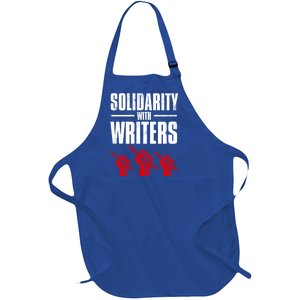 Writers Guild Of America On Strike Full-Length Apron With Pockets