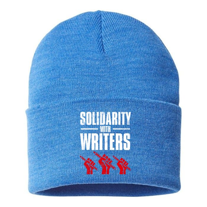 Writers Guild Of America On Strike Sustainable Knit Beanie