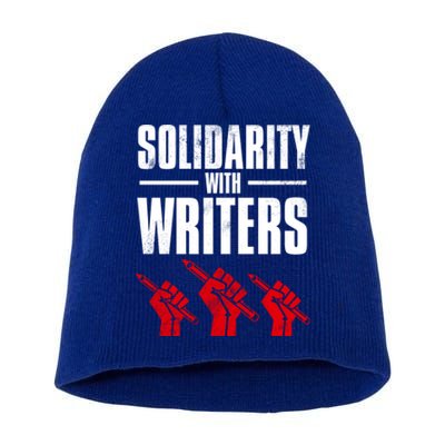 Writers Guild Of America On Strike Short Acrylic Beanie