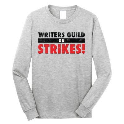 Writers Guild On Strike, Writers Guild Of America On Strike Long Sleeve Shirt