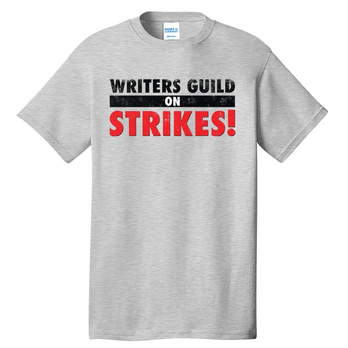 Writers Guild On Strike, Writers Guild Of America On Strike Tall T-Shirt