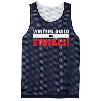 Writers Guild On Strike, Writers Guild Of America On Strike Mesh Reversible Basketball Jersey Tank