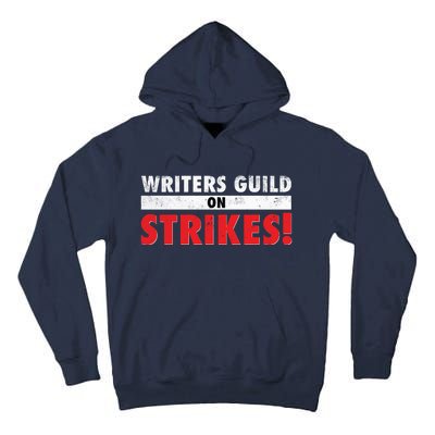 Writers Guild On Strike, Writers Guild Of America On Strike Tall Hoodie