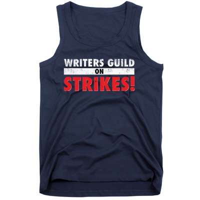 Writers Guild On Strike, Writers Guild Of America On Strike Tank Top