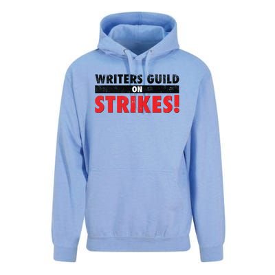 Writers Guild On Strike, Writers Guild Of America On Strike Unisex Surf Hoodie