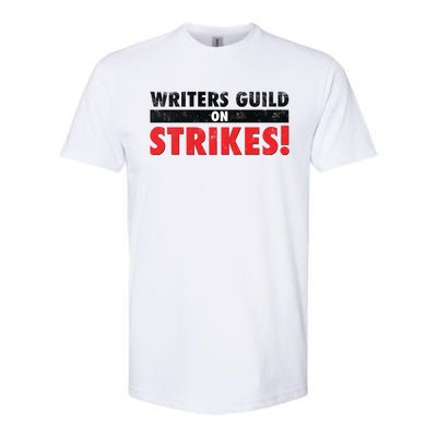 Writers Guild On Strike, Writers Guild Of America On Strike Softstyle CVC T-Shirt