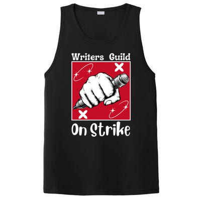 Writers Guild Of America On Strike PosiCharge Competitor Tank