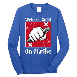 Writers Guild Of America On Strike Long Sleeve Shirt