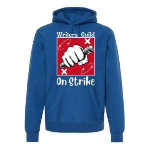 Writers Guild Of America On Strike Premium Hoodie